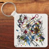 Lithografie voor Vierte Bauhausmappe door Kandinsk Sleutelhanger (Voorkant)