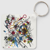 Lithografie voor Vierte Bauhausmappe door Kandinsk Sleutelhanger (Achterkant)