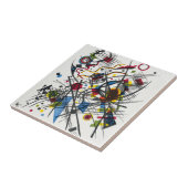 Lithografie voor Vierte Bauhausmappe door Kandinsk Tegeltje (Zijkant)