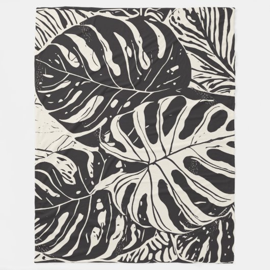 Lithografische stijl fleece deken (Voorkant)