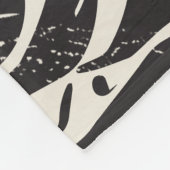 Lithografische stijl fleece deken (Hoek)