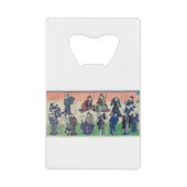  lithografische triptych, Chotto Hitokuchi Creditkaart Flessenopener (Voorkant)
