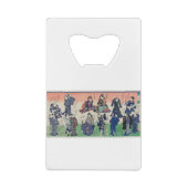  lithografische triptych, Chotto Hitokuchi Creditkaart Flessenopener (Achterkant)