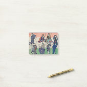 lithografische triptych, Chotto Hitokuchi Post-it® Notes (Op bureau)