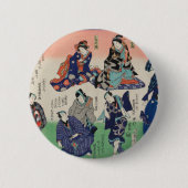  lithografische triptych, Chotto Hitokuchi Ronde Button 5,7 Cm (Voorkant)