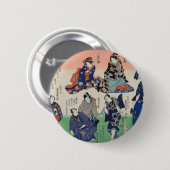  lithografische triptych, Chotto Hitokuchi Ronde Button 5,7 Cm (Voorkant /achterkant)