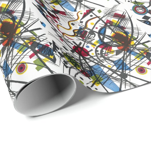 Lithograph for Vierte Bauhausmappe by Kandinsky Cadeaupapier (Rol Hoek)