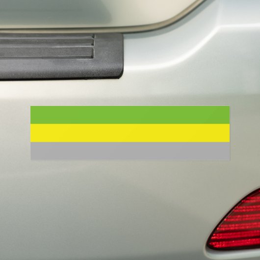 Lithromantic Pride Bumpersticker (Op auto)