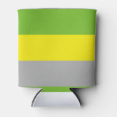 Lithromantische Pride-vlag Blikjeskoeler (Voorkant)