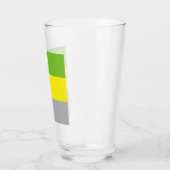 Lithromantische Pride-vlag Glas (Links)
