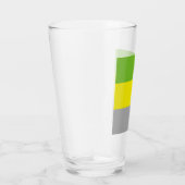 Lithromantische Pride-vlag Glas (Rechts)