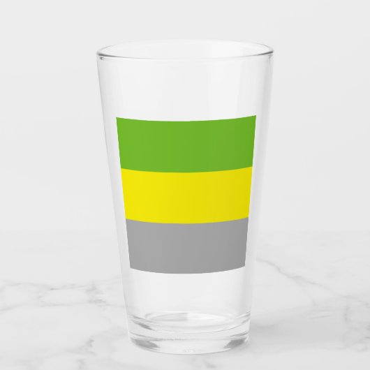 Lithromantische Pride-vlag Glas (Voorkant)