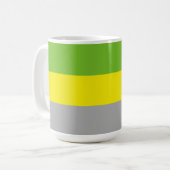 Lithromantische Pride-vlag Koffiemok (Voorkant links)