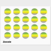 Lithromantische Pride-vlag Ronde Sticker (Vel)