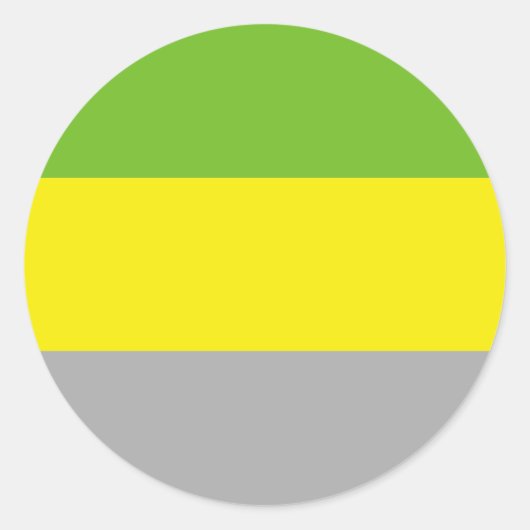 Lithromantische Pride-vlag Ronde Sticker (Voorkant)