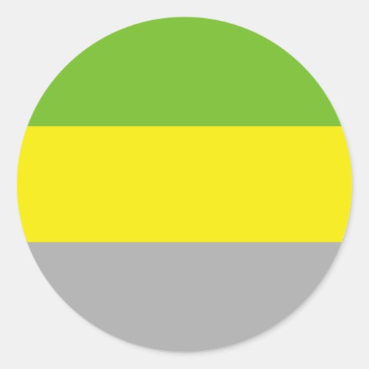Lithromantische Pride-vlag Ronde Sticker (Voorkant)