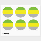 Lithromantische Pride-vlag Ronde Sticker (Vel)