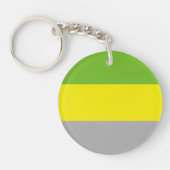 Lithromantische Pride-vlag Sleutelhanger (Voorkant)