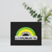 Lithromantische trots briefkaart (Staand voorkant)