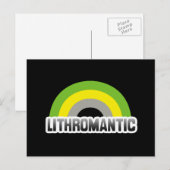 Lithromantische trots briefkaart (Voorkant / Achterkant)