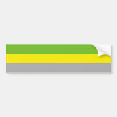Lithromantische trots bumpersticker (Voorkant)
