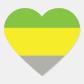 LITHROMANTISCHE TROTS HART STICKER (Voorkant)