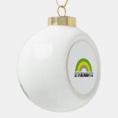 Lithromantische trots keramische bal ornament (Links)