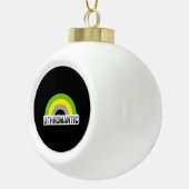 Lithromantische trots keramische bal ornament (Rechts)