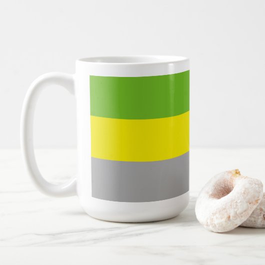 Lithromantische trots koffiemok (Met donut)