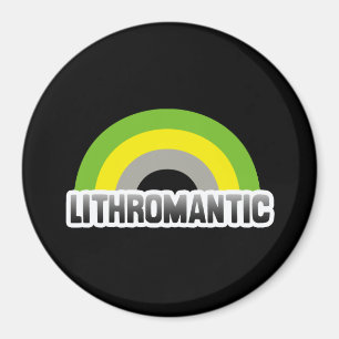 Lithromantische trots magneet
