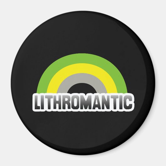 Lithromantische trots magneet (Voorkant)