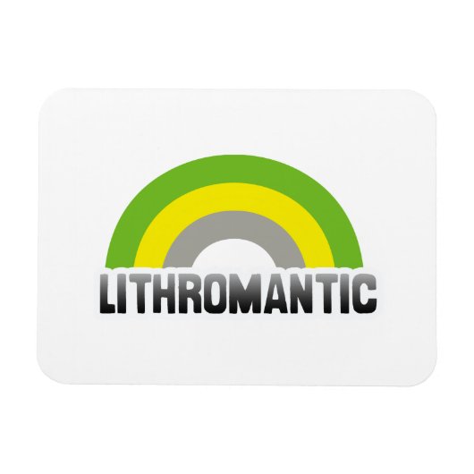 Lithromantische trots magneet (Horizontaal)
