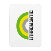 Lithromantische trots magneet (Verticaal)