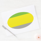 LITHROMANTISCHE TROTS OVALE STICKER (Envelop)