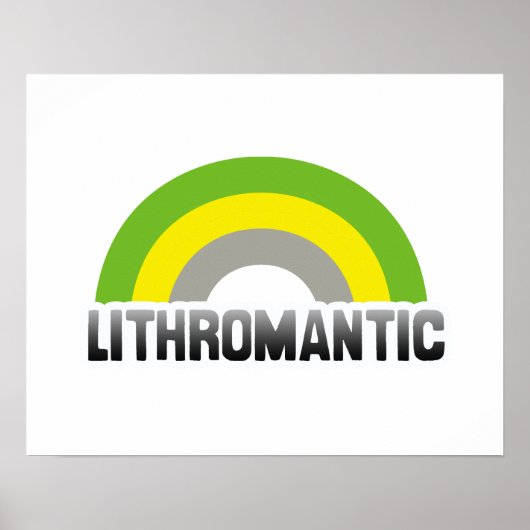 Lithromantische trots poster (Voorkant)