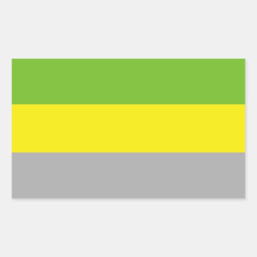 Lithromantische trots rechthoekige sticker (Voorkant)