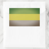 Lithromantische trots rechthoekige sticker (Tas)