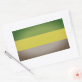 Lithromantische trots rechthoekige sticker (Envelop)