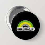 Lithromantische trots ronde button 7,6 cm (Voorkant /achterkant)