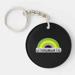 Lithromantische trots sleutelhanger