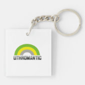Lithromantische trots sleutelhanger (Achterkant)