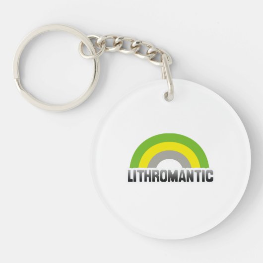 Lithromantische trots sleutelhanger (Voorkant)