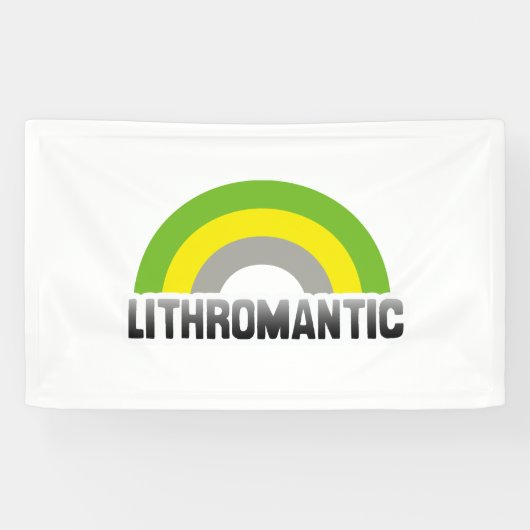 Lithromantische trots spandoek (Horizontaal)