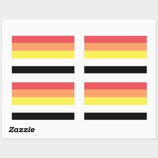 Lithsexual Pride Rechthoekige Sticker (Vel)