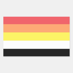 Lithsexual Pride Rechthoekige Sticker