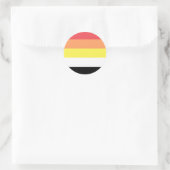 Lithsexual Pride-vlag Ronde Sticker (Tas)