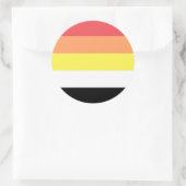 Lithsexuele Pride Flag Ronde Sticker (Tas)