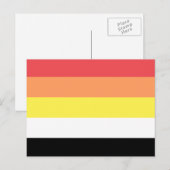 Lithsexuele Pride-vlag Briefkaart (Voorkant / Achterkant)