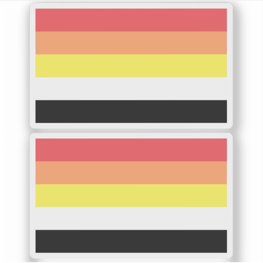 Lithsexuele trots sticker (Voorkant)