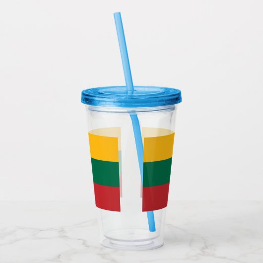 Lithuania Acryl Drinkbeker (Links)